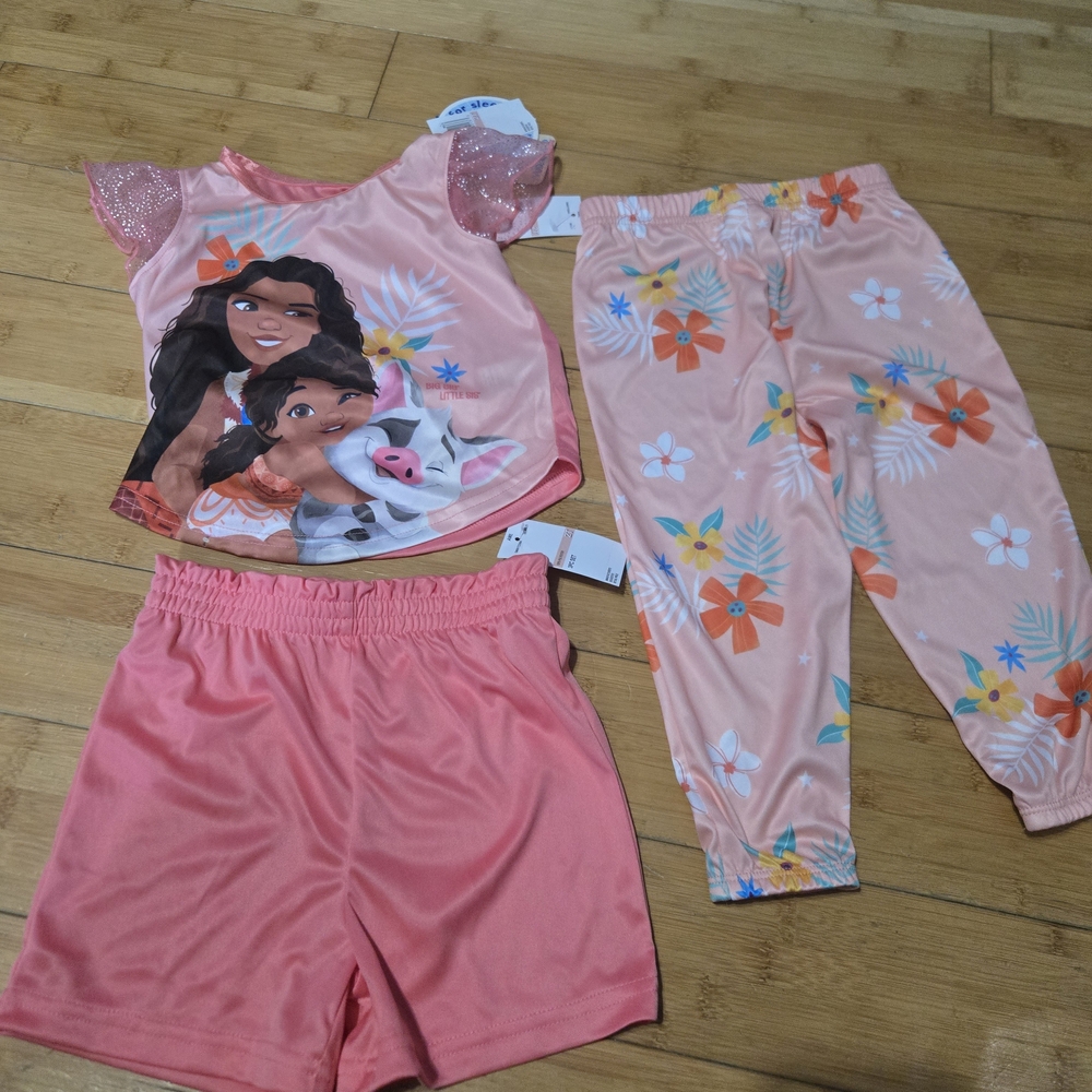 Disney Moana Pink Pajama Set